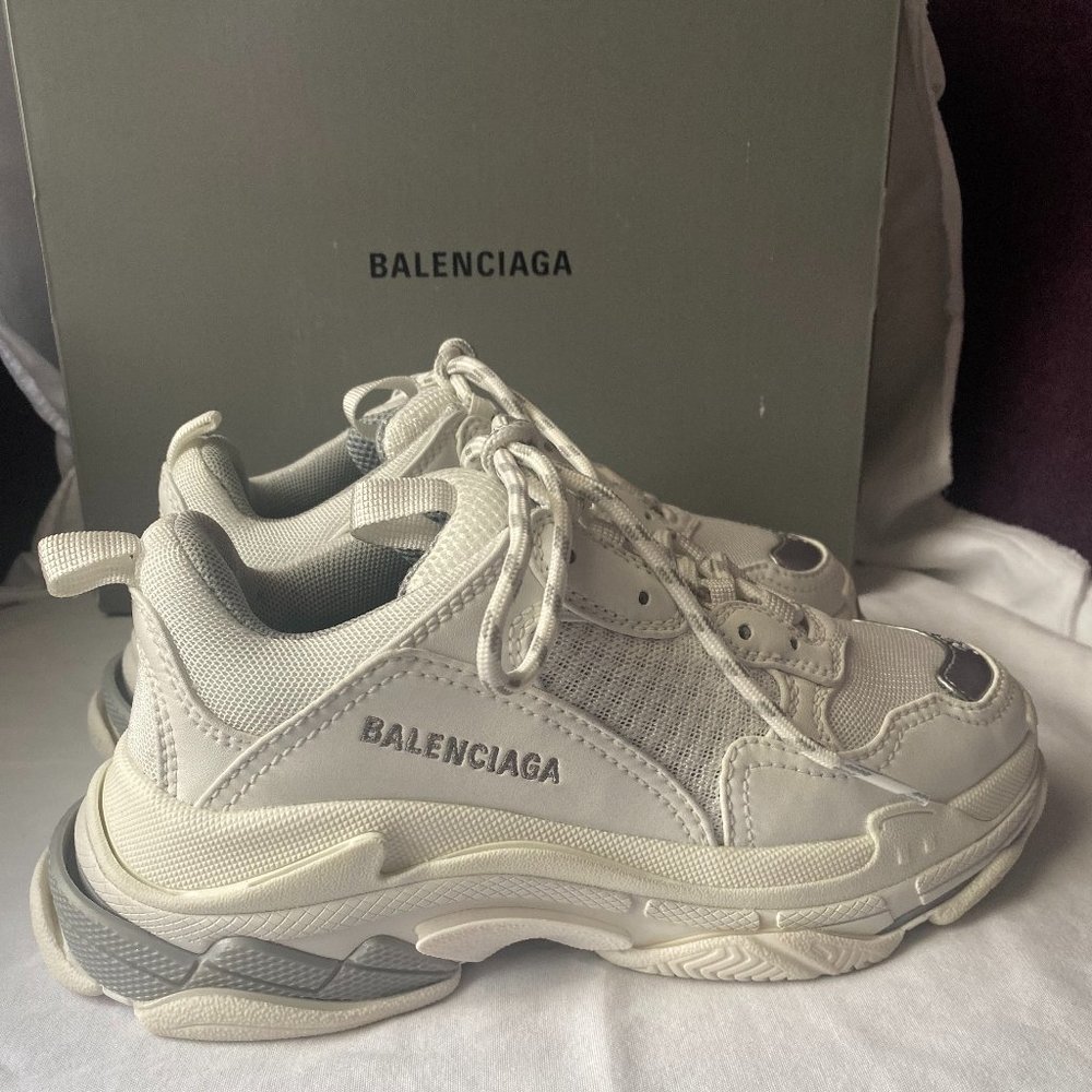 BALENCIAGA Kid's Triple S Mesh Chunky Sneakers, Toddler/Kids